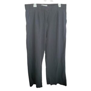 Abercrombie & Fitch Black Linen Blend Trouser Pants 27/4